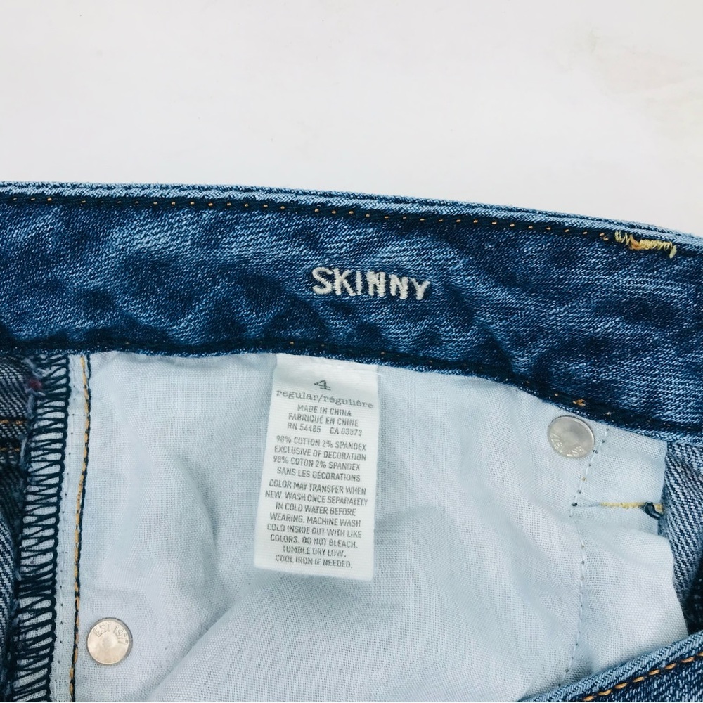 American Eagle denim jeans women’s 4 regular lot of 2 pair - Picture 8 of 9